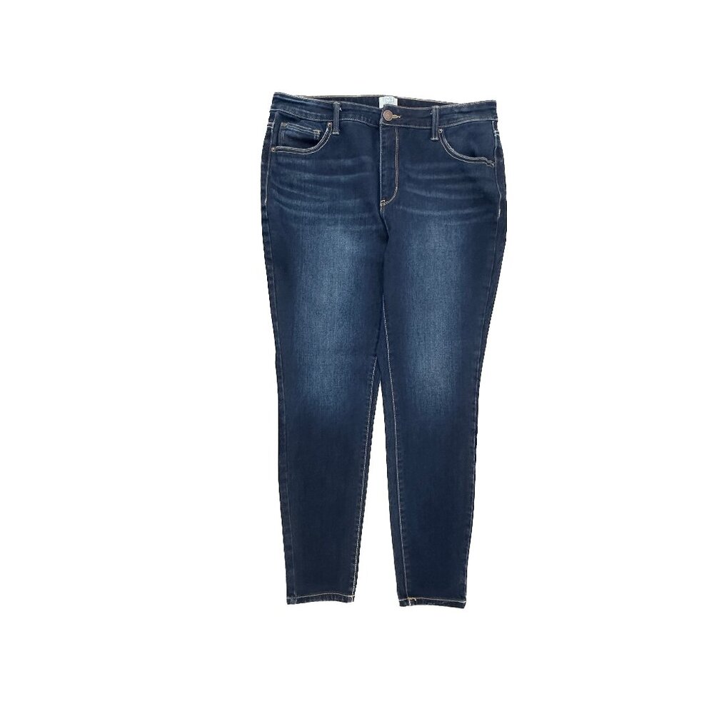 Time and Tru Skinny Women's size 16 Dark Wash Blue Denim jeans